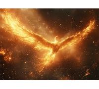 Puzzle 4000 Pezzi Arte per Adulti e Ragazzi, Puzzle Animale in Legno Adulti, Idea Regalo Jigsaw Fenice per Gioco Familiare, Lettere sul retro Jigsaw, per Decorazione la Casa Regalo 141.5x87.5cm g-81