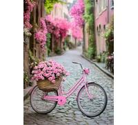Puzzle 4000 Pezzi Arte per Adulti e Ragazzi, Puzzle Bicicletta in Legno Adulti, Idea Regalo Jigsaw Fiore per Gioco Familiare, Lettere sul retro Jigsaw, Decorazione la Casa Regalo 141.5x87.5cm g-999