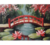 Puzzle 4000 Pezzi Arte per Adulti e Ragazzi, Puzzle Giappone in Legno Adulti, Idea Regalo Jigsaw Ponte per Gioco Familiare, Lettere sul retro Jigsaw, per Decorazione la Casa Regalo 141.5x87.5cm g-378