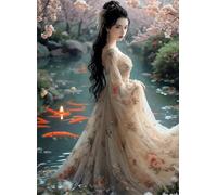 Puzzle 4000 Pezzi Arte per Adulti e Ragazzi, Puzzle Lago in Legno Adulti, Idea Regalo Jigsaw Bellezza per Gioco Familiare, Lettere sul retro Jigsaw, per Decorazione la Casa Regalo 141.5x87.5cm g-761