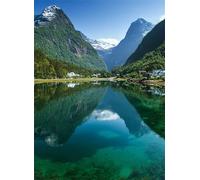 Puzzle 4000 Pezzi Arte per Adulti e Ragazzi, Puzzle Lago in Legno Adulti, Idea Regalo Jigsaw Paesaggio per Gioco Familiare, Lettere sul retro Jigsaw, per Decorazione la Casa Regalo 141.5x87.5cm g-757