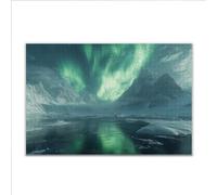 Puzzle 4000 Pezzi Aurora boreale Paesaggio Puzzle Grandi Dimensioni per Adulti 140 x 87cm, Difficili Impossible Giochi, Rilassamento e Intelligence, Jigsaw Personalizzato per Maschio e Femmina I-2