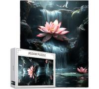 Puzzle 4000 Pezzi Calcolo Puzzle Loto Motivo Progettazione, Legna Jigsaw 141x87cm con Compact Box Poster Incluso Intrattenimento Creativo Rilassamento e Intelligence per Home Room Wall Decor, Model970