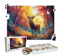 Puzzle 4000 Pezzi colore cervo, Puzzle 4000 Pièces Challenge Impossible, Puzzles 141.5x87.5 cm Taglia Grande Adulti, Giochi Educativo per Famiglie, Regalo Puzzles Classici, Decorazioni Casa W3H-546