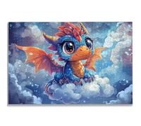 Puzzle 4000 Pezzi Dragoncello, Puzzle Carino 4000 Pezzi per Adulti e Ragazzi, Puzzles in Legno con Squisita Scatola di Imballaggio, Giochi Educativo per Famiglie, per Decorazioni Casa, Regalo, -1553