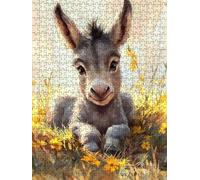 Puzzle 4000 Pezzi, Erba Asino 3D Puzzle per Adulti Impegnativo, Educa Puzzles Artistico, Divertente E Stimolante Puzzles Decorativo per La Famiglia, Regalo e Decorazione Pareti DX0YL6-607