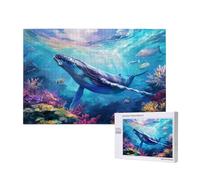 Puzzle 4000 Pezzi Fondale marino Puzzle Balena Grandi Dimensioni per Adulti Con Scatola di Imballaggio e Immagini di Riferimento,Divertenti Giochi per Tutta la Famiglia,Come Regalo per Amici 2T-873