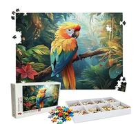 Puzzle 4000 Pezzi foresta Pappagallo, Puzzle 4000 Pièces Challenge Impossible, Puzzles 141.5x87.5 cm Taglia Grande Adulti, Giochi Educativo per Famiglie, Puzzles Classici, Decorazioni Casa W3H-210