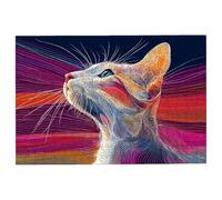 Puzzle 4000 Pezzi Gatti, Puzzle Astratto Puzzles in Legno Dimensione Di 141x87cm, Classici Sfide Divertenti Intrattenimento Creativo, Divertimento Confezione di Alta Qualità Regalo Uomo e Donna -1748