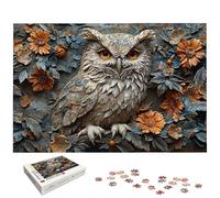 Puzzle 4000 Pezzi Gufo, Puzzle Animali in Legno per Adulti, Misura: 140x87 cm, Puzzles 4000 Pezzi per Adulti, Giochi Educativo per Famiglie, Puzzles per Idea Regalo Donna, Decorazioni Casa, -5391