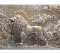Puzzle 4000 Pezzi, Leone Animale 3D Puzzle per Adulti Impegnativo, Educa Puzzles Artistico, Divertente E Stimolante Puzzles Decorativo per La Famiglia, Come Regalo e Decorazione Pareti R6KH-783