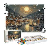 Puzzle 4000 Pezzi luna cabina, Puzzle 4000 Pièces Challenge Impossible, Puzzles 141.5x87.5 cm Taglia Grande Adulti, Giochi Educativo per Famiglie, Regalo Puzzles Classici, Decorazioni Casa W3H-478