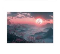 Puzzle 4000 Pezzi Luna Paesaggio Puzzle Grandi Dimensioni per Adulti 140 x 87cm, Adulti Difficili Impossible Giochi, Rilassamento e Intelligence, Jigsaw Personalizzato Regalo per Maschio e Femmina J-6