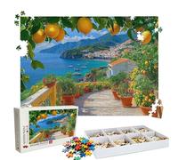 Puzzle 4000 Pezzi mare limone, Puzzle 4000 Pièces Challenge Impossible, Puzzles 141.5x87.5 cm Taglia Grande Adulti, Giochi Educativo per Famiglie, Regalo Puzzles Classici, Decorazioni Casa W3H-739
