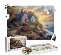 Puzzle 4000 Pezzi onde cabina, Puzzle 4000 Pièces Challenge Impossible, Puzzles 141.5x87.5 cm Taglia Grande Adulti, Giochi Educativo per Famiglie, Regalo Puzzles Classici, Decorazioni Casa W3H-872