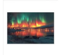 Puzzle 4000 Pezzi Paesaggio Aurora boreale Puzzle Grandi Dimensioni per Adulti 140 x 87cm, Difficili Impossible Giochi, Rilassamento e Intelligence, Jigsaw Personalizzato per Maschio e Femmina U-2