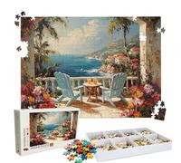 Puzzle 4000 Pezzi paesaggio giardino, Puzzle 4000 Pièces Challenge Impossible, Puzzles 141.5x87.5 cm Taglia Grande Adulti, Giochi Educativo per Famiglie, Puzzles Classici, Decorazioni Casa W3H-244