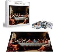 Puzzle 4000 Pezzi per Adulti e Bambini Puzzle L'Ultima Cena Puzzles Classiques, retrò Jigsaw Giochi Rilassamento Intelligence, Idea Regalo Uomo Donna, Consigliato a Partire dai 14 Anni 141x87cm D-500