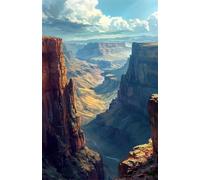 Puzzle 4000 Pezzi per Adulti, Paesaggio Cliff Canyon, Rompicapo Classico per Passatempo e Relax, Splendida Decorazione per Pareti e Idea Regalo