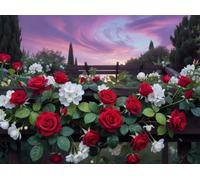 Puzzle 4000 pezzi per Adulti Siepe di rose, 141x87cm Puzzle Impossibile e Difficili, Puzzles Decorativo per Soggiorno e Camera, Idea Regalo per Amanti dei Puzzle