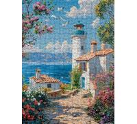 Puzzle 4000 Pezzi, Piccola Isola Gabbiani 3D Puzzle per Adulti Impegnativo, Educa Puzzles Artistico, Divertente E Stimolante Puzzles Decorativo per La Famiglia, Regalo e Decorazione Pareti DX0YL6-930