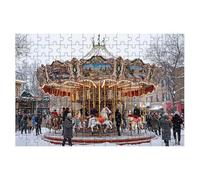 Puzzle 4000 Pezzi, Puzzle Inverno, Puzzles in Legno con Compact Box Tema Giostra, Puzzles Classico per Adulti e Tutta la Famiglie, Divertimento, Idea Creativo Regalo Uomo Regalo Donna, Decor -1569