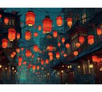 Puzzle 4000 Pezzi, Retro Lanterna 3D Puzzle per Adulti Impegnativo, Educa Puzzles Artistico, Divertente E Stimolante Puzzles Decorativo per La Famiglia, Come Regalo e Decorazione Pareti R6KH-223