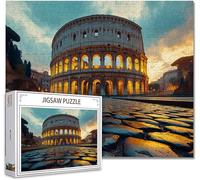 Puzzle 4000 Pezzi Roma Puzzle Grandi Adulti Difficili Impossibili Legno Arte Jigsaw Sviluppa La Coordinazione Occhio-Mano Con Poster Incluso, Compact Box Idea Regalo Uomo e Donna 87.5x141.5cm P-4