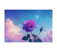 Puzzle 4000 Pezzi Rosa Puzzle Notte stellata per Adulti e Tutta la Famiglie Dimensione 141x87cm Confezione di Alta Qualità, Classici Intrattenimento Creativo Divertenti Sfide Natale Decorazioni H-90