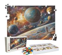 Puzzle 4000 Pezzi Spazio astratto, Puzzle 4000 Pièces Challenge Impossible, Puzzles 141.5x87.5 cm Taglia Grande Adulti, Giochi Educativo per Famiglie, Puzzles Classici, Decorazioni Casa W3H-303