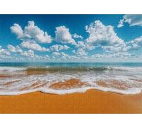 Puzzle 4000 Pezzi Spiaggia Puzzle Adulti Sfida Impossibili Jigsaws Paesaggio Classica 3D Art Jigsaws per Divertimento Adulti e Bambina, Gioco Familiare, Festa Aziendale, Regali Donne 141x87cm C-919