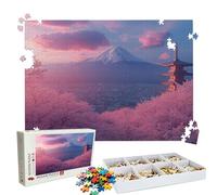 Puzzle 4000 Pezzi Tramonto Montagna innevata, Puzzle 4000 Pièces Challenge Impossible, Puzzles 141.5x87.5 cm Taglia Grande Adulti, Giochi Educativo per Famiglie, Decorazioni Casa Regalo W3H-62