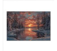 Puzzle 4000 Pezzi Tramonto Oceano Puzzle Grandi Dimensioni per Adulti 140x87cm, Adulti Difficili Impossible Giochi, Rilassamento e Intelligence, Jigsaw Personalizzato Regalo per Maschio e Femmina J-2