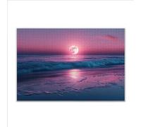 Puzzle 4000 Pezzi Tramonto Spiaggia Puzzle Grandi Dimensioni per Adulti 140 x 87cm, Adulti Difficili Impossible Giochi, Rilassamento e Intelligence, Jigsaw Personalizzato per Maschio e Femmina Q-0