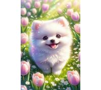 Puzzle 4000 Pezzi Tulipano Animale Cane Gioco Educativo Sfida Impossibile Divertente Adatto Come Decorazione da Parete e Regalo Puzzle Classici 4000 Pezzi 141 x 87 cm