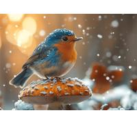 Puzzle 4000 Pezzi Uccello Puzzle Fungo Jigsaw Adulti Legno Classici Impossibili Gioco da Sfida, Stampa di Alta Qualità jigsaws,per la Casa di vertimento In Famiglia Adulti Adolescenti Regalo U-698