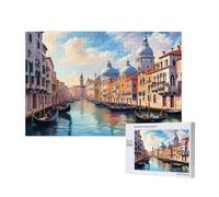 Puzzle 4000 Pezzi Venezia Puzzle Città Grandi Dimensioni per Adulti Con Scatola di Imballaggio e Immagini di Riferimento, Divertenti Giochi per Tutta la Famiglia, Come Regalo per Amici e Amanti 2T-75