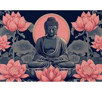 Puzzle 4000 Pezzi Zen Puzzle Adulti Sfida Impossibili Jigsaws Loto Classica 3D Art Jigsaws per Divertimento Adulti e Bambina, Gioco Familiare, Festa Aziendale, Pure Regalo Amore e Amico 141x87cm C-647