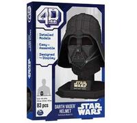 4d build, kit di modellismo 3d in cartoncino di darth vader star wars da 83 pezzi | decorazione da tavolo giocattolo star wars | giocattoli da costruzione | kit di modellismo in cartoncino per adulti e ragazzi dai 12 anni in su