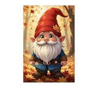 Puzzle 50 Pezzi, Babbo Natale D'Autunno Puzzles, Gioco Educativo Sviluppare Osservazione e Logica, Puzzle 50 Pezzi per Adulti