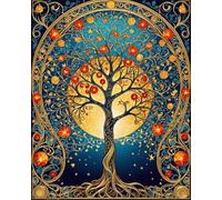 Puzzle 50 Pezzi per Adulti, Albero della Vita, Rompicapo Classico per Passatempo e Relax, Splendida Decorazione per Pareti e Idea Regalo
