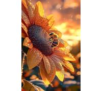Puzzle 50 Pezzi, Puzzle per Adulti Ape Girasole 35x25 cm, Impossibile Difficile Puzzles Impegnativo Come Regalo e Decorazione per Pareti