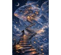 Puzzle 50 Pezzi, Puzzle per Adulti Scenario Pesci Fantastici 35x25 cm, Impossibile Difficile Puzzles Impegnativo Come Regalo e Decorazione per Pareti