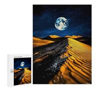 Puzzle 500 PCS Lunar Dunes Moonlit Desert And Shimmering Path Puzzle Per Adolescenti Giochi Rilassanti Sfida Difficile Regali Unici Per Compleanno E Natale 500 PCS