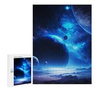 Puzzle 500 PCS per Adolescenti Blue Galaxy Puzzle per Adulti Gioco Pratico Ma Divertente E Divertente per Compleanno, Natale 500 PCS
