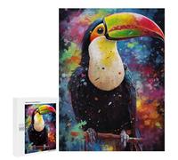 Puzzle 500 PCS Per Adolescenti Colorful Toucan Artwork Puzzle Per Adulti Giochi Rilassanti Perfetto Per Decorare E Regalare A Tutta La Famiglia 500 PCS