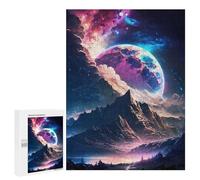 Puzzle 500 PCS per Adolescenti Galaxy Planet Veil Puzzle Giochi Famiglia Assemblaggio Modelli Compleanno E Natale 500 PCS