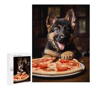 Puzzle 500 PCS Per Adolescenti German Shepherd Pizza Pup Puzzle Per Adulti Giochi Rilassanti Perfetto Per Decorare E Regalare A Tutta La Famiglia 500 PCS
