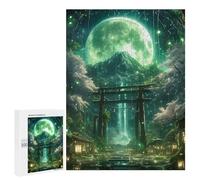 Puzzle 500 PCS Per Adolescenti Green Mystic Torii Gate Puzzle Per Adulti Giochi Rilassanti Decorazione Per La Casa Regali Unici Per Compleanno E Natale 500 PCS