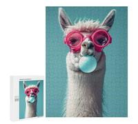 Puzzle 500 PCS Per Adolescenti Llama Bubblegum Puzzle Per Adulti Giochi Rilassanti Perfetto Per Decorare E Regalare A Tutta La Famiglia 500 PCS